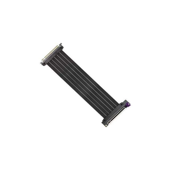 Riser Cable MasterAccessory PCI-E 3.0 x16 ,300mm ,Highly flexible design ,EMI shielding ,Ideal for vertical GPU mounting in PC cases - Black