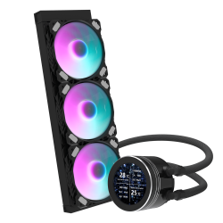 مبرد مائي احترافي للمعالج darkFlash DN360S Nebula Series بحجم 360 مم – شاشة IPS- إضاءة ARGB - لون أسود مبرد مائي احترافي للمعالج darkFlash DN360S Nebula Series بحجم 360 مم – شاشة IPS- إضاءة ARGB - لون أسود