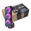 Liquid Cooler DarkFlash DO360 AURA Sync 360mm RGB with LCD Display – BLACK Liquid Cooler DarkFlash DO360 AURA Sync 360mm RGB with LCD Display – BLACK