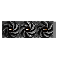 مبرد مائي  darkFlash X360 Darkfog بحجم 360 مم – أداء عالي بدون إضاءة RGB - أسود