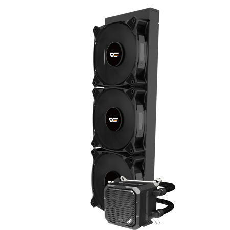 مبرد مائي  darkFlash X360 Darkfog بحجم 360 مم – أداء عالي بدون إضاءة RGB - أسود