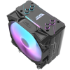 Air CPU Cooler DARKFLASH Z4 PRO Storm Series RGB   Powerful Cooling with AGHP Technology & ARGB Support – Black