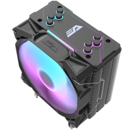 Air CPU Cooler DARKFLASH Z4 PRO Storm Series RGB   Powerful Cooling with AGHP Technology & ARGB Support – Black