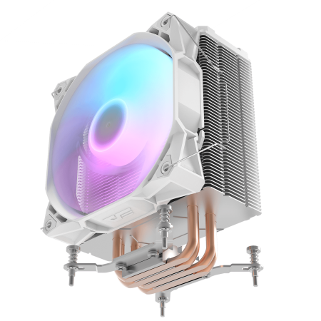 Air CPU Cooler DARKFLASH Z4 PRO Storm Series RGB Powerful Cooling with AGHP Technology & ARGB Support – White Air CPU Cooler DARKFLASH Z4 PRO Storm Series RGB Powerful Cooling with AGHP Technology & ARGB Support – White