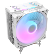 Air CPU Cooler DARKFLASH Z4 PRO Storm Series RGB   Powerful Cooling with AGHP Technology & ARGB Support – White