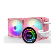 DARKFLASH Twister DX240 ARGB AIO Liquid CPU Cooler - PINK