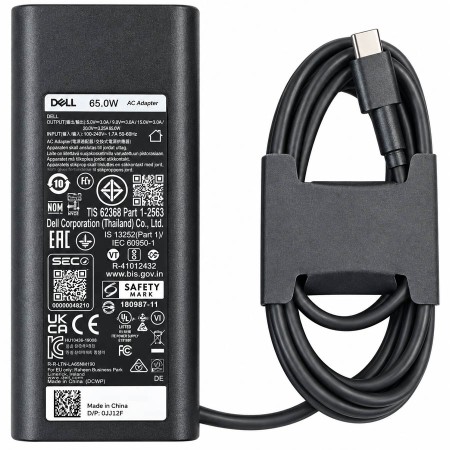 شاحن لابتوب ديل LA65NM190 بقوة 65W USB-C - 20V 3.25A شاحن لابتوب ديل LA65NM190 بقوة 65W USB-C - 20V 3.25A