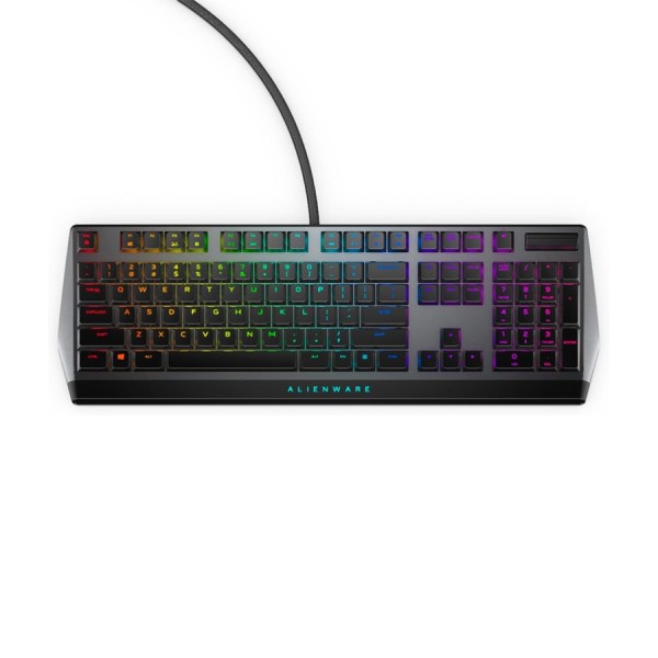 Alienware AW510K Wired gaming keyboard, Cherry MX switches, 104 LKey, N-Key Rollover, Customizable RGB - Dark Moon