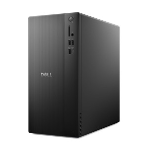 كمبيوتر مكتبي Dell Tower ECT1250 – معالج Intel Core i5-14400 الجيل 14، RAM 8GB، SSD 512GB، نظام DOS، اسود