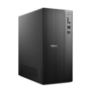 كمبيوتر مكتبي Dell Tower ECT1250 – معالج Intel Core i5-14400 الجيل 14، RAM 8GB، SSD 512GB، نظام DOS، اسود