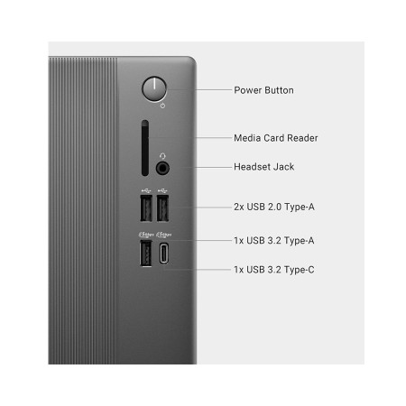 Dell Desktop - 14th Gen Intel Core i5-14400 - 8GB RAM - 512GB SSD - Tower Design