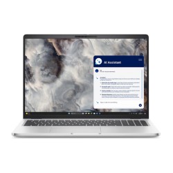 لابتوب Dell Pro 16 PC16250، بمعالج Intel Core Ultra 5-235U مع تقنية vPro، وذاكرة 16 جيجابايت DDR5، وقرص تخزين 512 جيجابايت NVMe SSD، وشاشة 16 بوصة FHD+، ونظام تشغيل Windows 11 Pro، فضي