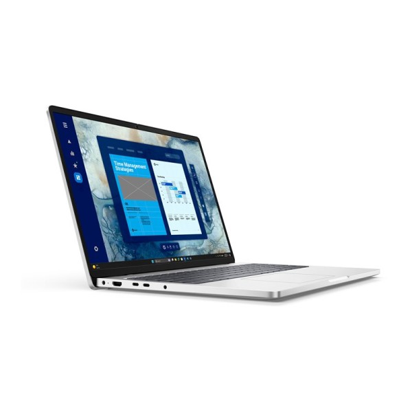 لابتوب محمول Dell Pro 16 Premium PC16250, شاشة 16 بوصة FHD+ IPS,  معالج Ultra 7 265U vPro, ذاكرة 16 جيجابايت DDR5, تخزين 512 جيجابايت M.2 NVMe - فضي