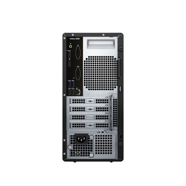 كمبيوتر مكتبي Dell Vostro 3030MT,  معالج Intel Core i5 12400, ذاكرة DDR4 بسعة 8GB , تخزين 512GB NVMe SSD, بدون نظام تشغيل DOS - أسود