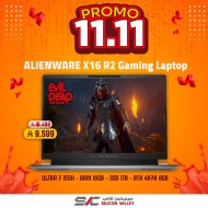 11.11 OFFERS - Alienware X16 R2  Gaming Laptop – Intel Ultra 7 155H, 16GB RAM, 1TB SSD, RTX 4070 8GB, Lunar Silver