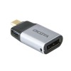 محول DICOTA USB-C إلى DisplayPort Mini Adapter, يدعم دقة 8K ويوفر توصيل الطاقة Power Delivery حتى 100W, دعم التشغيل الفوري - فضي