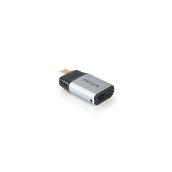 DICOTA USB-C to HDMI Adapter with PD(4K/100W) محول DICOTA USB-C إلى HDMI مع توصيل طاقة (4K/100W)