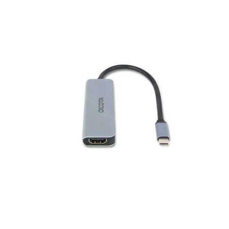 DICOTA USB-C 5-in-1 Video Hub 4K PD 100W multi-function hub, HDMI output up to 4K, PD up to 100W, 2x USB-C , 2x USB-A - Silver DICOTA USB-C 5-in-1 Video Hub 4K PD 100W multi-function hub, HDMI output up to 4K, PD up to 100W, 2x USB-C , 2x USB-A - Silver