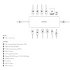 وحدة التوصيل DICOTA USB-C 13-in-1, مخرج HDMI بدقة 4K, ب 4 منافذ USB-A و منفذين USB-C, منفذ شبكة RJ-45, قارئ بطاقات SD و microSD, توصيل الطاقة PD حتى 100 واط - فضي