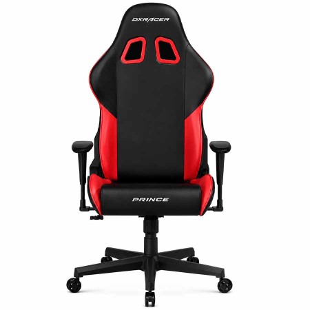 كرسي قيمنق DXRacer Prince Series P132 - تصميم مريح - دعم قطني بذاكرة - أسود/أحمر كرسي قيمنق DXRacer Prince Series P132 - تصميم مريح - دعم قطني بذاكرة - أسود/أحمر