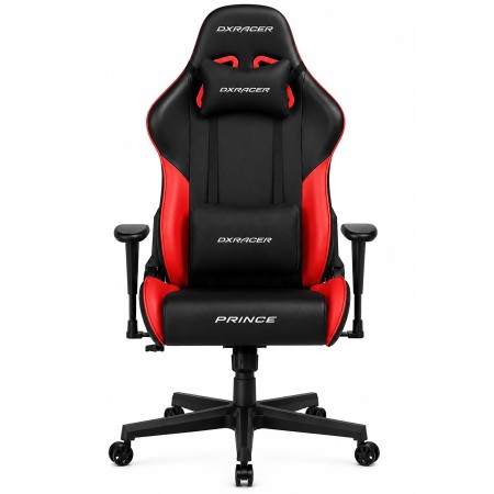 كرسي قيمنق DXRacer Prince Series P132 - تصميم مريح - دعم قطني بذاكرة - أسود/أحمر كرسي قيمنق DXRacer Prince Series P132 - تصميم مريح - دعم قطني بذاكرة - أسود/أحمر