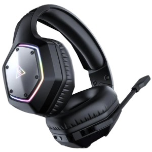 Wireless Gaming Headset EKSA 1000WT ,7.1 surround ,noise-cancelling ,Up to approx. 20 hours -Black