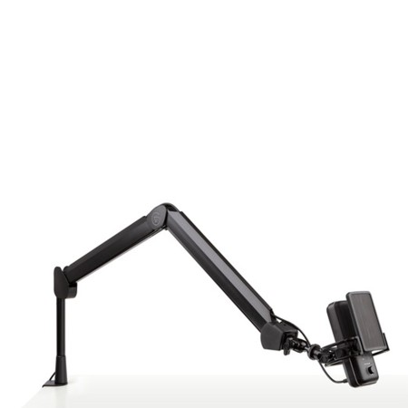 Elgato Wave Mic Arm, Fully adjustable, 360° rotation, Desk clamp mounting system, support standard 1/4", 3/8", and 5/8" threads - Black Elgato Wave Mic Arm, Fully adjustable, 360° rotation, Desk clamp mounting system, support standard 1/4", 3/8", and 5/8" threads - Black