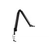 Elgato Wave Mic Arm, Fully adjustable,  360° rotation, Desk clamp mounting system, support standard 1/4", 3/8", and 5/8" threads - Black