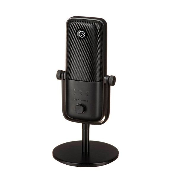 ميكروفون احترافي Elgato Wave:3, مايك مكثف (Condenser) بتقنية Clipguard, مخرج سماعة رأس 3.5 مم, تحكم عبر برنامج Wave Link, توصيل عبر USB-C - أسود ميكروفون احترافي Elgato Wave:3, مايك مكثف (Condenser) بتقنية Clipguard, مخرج سماعة رأس 3.5 مم, تحكم عبر برنامج Wave Link, توصيل عبر USB-C - أسود