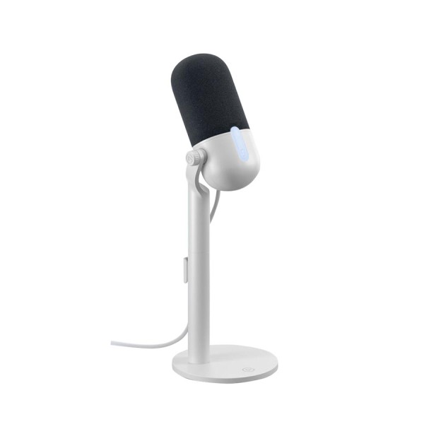 Elgato Wave Neo USB Microphone, Easy plug-and-play, Cardioid polar pattern, Built-in mute button, Ideal for meetings, streaming and recording - WHITE