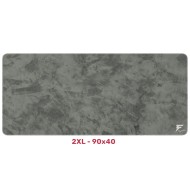ماوس العاب احترافي Forcex 2XL (90 × 40) إصدار Signature DARK، سطح قماشي ناعم، قاعدة مطاطية مانعة للانزلاق لثبات قوي، مقاومة للماء – رمادي