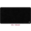 ماوس باد العاب Forcex 3XL (120 × 60) Signature DARK، سطح قماشي ناعم، قاعدة مطاطية مانعة للانزلاق لثبات قوي، مقاومة للماء - اسود