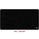 ماوس باد العاب Forcex 3XL (120 × 60) Signature DARK، سطح قماشي ناعم، قاعدة مطاطية مانعة للانزلاق لثبات قوي، مقاومة للماء - اسود
