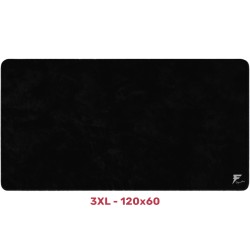 ماوس باد العاب Forcex 3XL (120 × 60) Signature DARK، سطح قماشي ناعم، قاعدة مطاطية مانعة للانزلاق لثبات قوي، مقاومة للماء - اسود