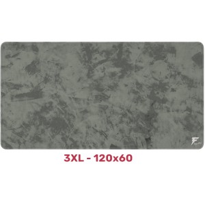 ماوس العاب احترافي Forcex 3XL (120 × 60) إصدار Signature DARK، سطح قماشي ناعم، قاعدة مطاطية مانعة للانزلاق لثبات قوي، مقاومة للماء – رمادي