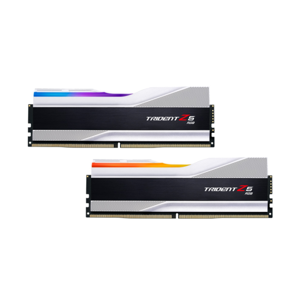 G.SKILL TridentZ5 RAM DDR5  RGB 32GB ( 2X16GB ) 5600MHz DESKTOP -SILVER - جي سكيل ذاكرة عشوائية