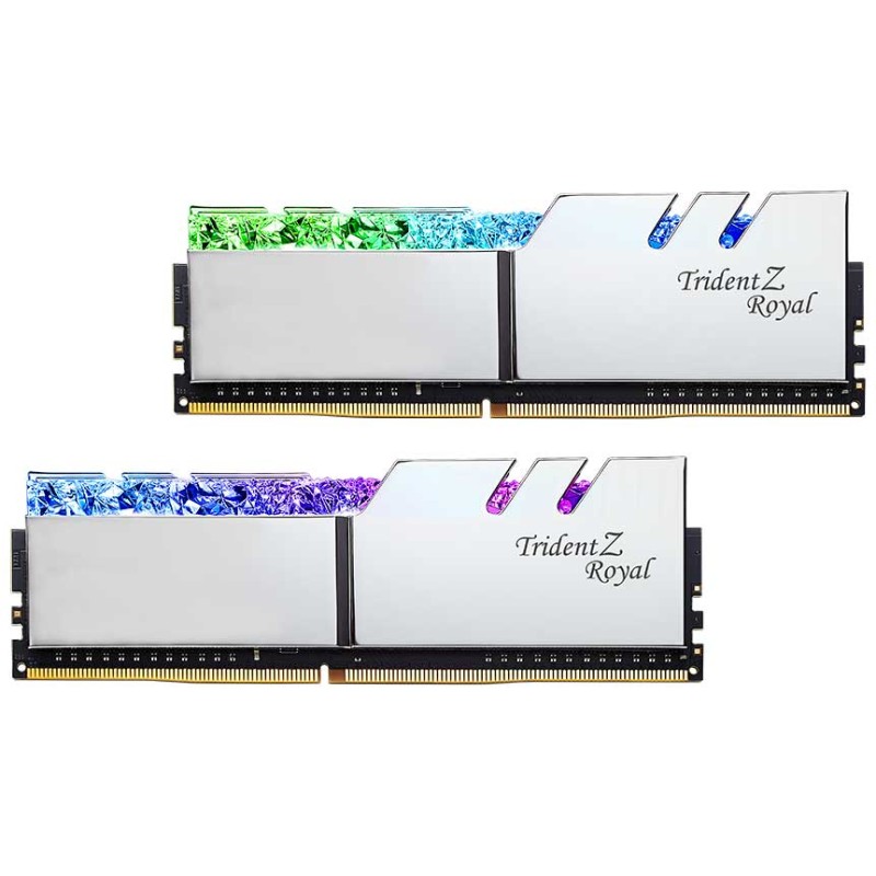 G.Skill Trident Z Royal RGB DDR4-3600MHz CL18-22-22-42  1.35V 64GB (2x32GB)