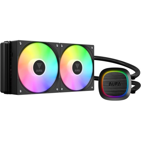  LIQUID COOLER GAMDIAS AURA GL240 V2 AIO GAMING ARGB  - BLACK