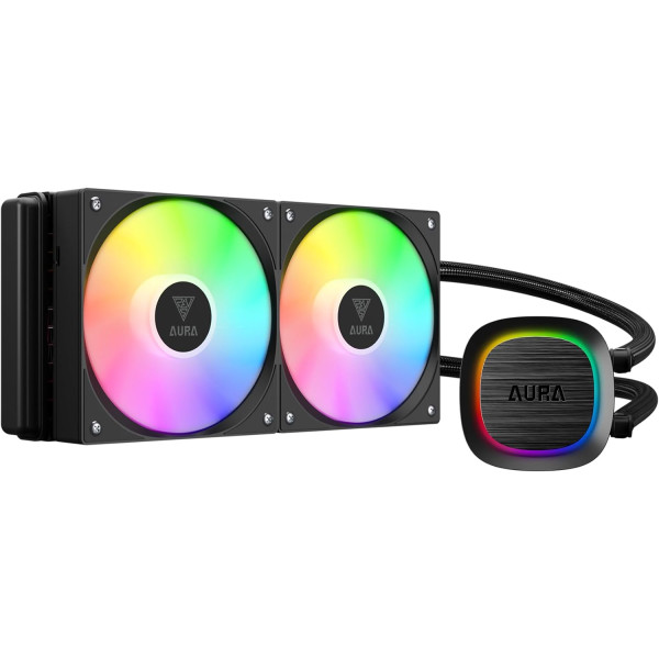 مبرد سائل GAMDIAS AURA GL240 V2 – تبريد مائي AIO بأداء عالي وإضاءة ARGB مبرد سائل GAMDIAS AURA GL240 V2 – تبريد مائي AIO بأداء عالي وإضاءة ARGB