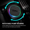 مبرد سائل GAMDIAS AURA GL240 V2 – تبريد مائي AIO بأداء عالي وإضاءة ARGB مبرد سائل GAMDIAS AURA GL240 V2 – تبريد مائي AIO بأداء عالي وإضاءة ARGB