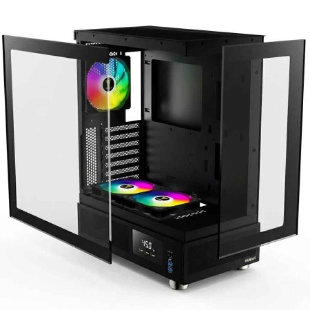 Gamdias Atlas E1 RGB Case - Digital Display - 3x ARGB Fans - ATX - Black Gamdias Atlas E1 RGB Case - Digital Display - 3x ARGB Fans - ATX - Black