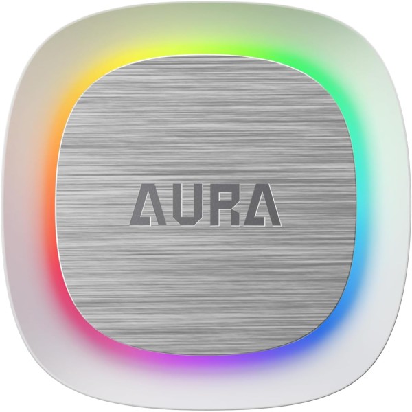 مبرد مائي GAMDIAS AURA GL240 V2, مقاس 240 ملم, مروحتان مقاس 120 ملم, متوافق مع معظم مقابس Intel وAMD, نظام إضاءة ARGB قابل للمزامنة مع مختلف اللوحات - أبيض