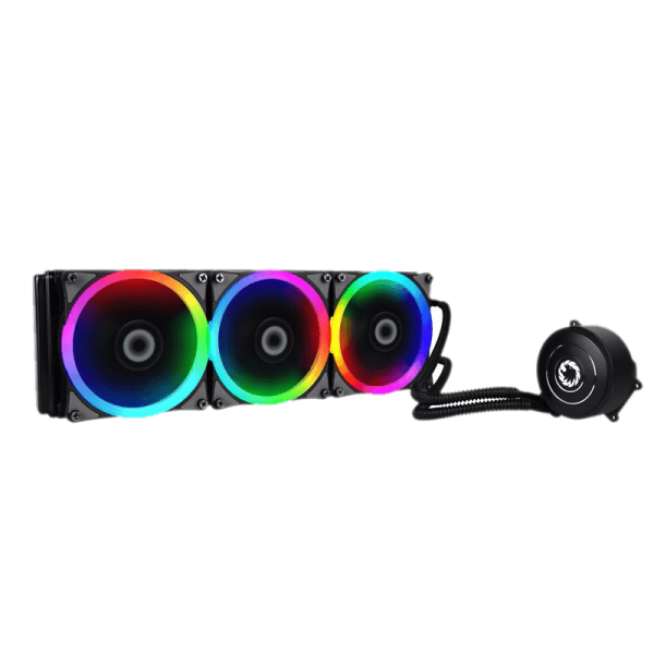 مبرد مائي GAMEMAX ICEBERG 360 – تبريد سائل ثلاثي مع مراوح PWM عالية الأداء
