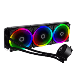 مبرد مائي GAMEMAX ICEBERG 360 – تبريد سائل ثلاثي مع مراوح PWM عالية الأداء