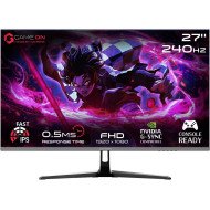 شاشة الألعاب GAMEON – مقاس 27 بوصة بدقة FHD ومعدل تحديث 240Hz