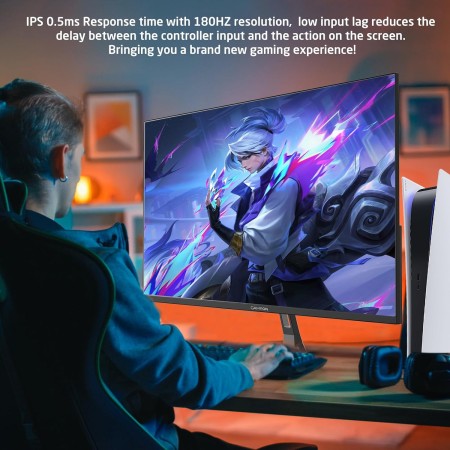 شاشة الألعاب GAMEON – مقاس 27 بوصة بدقة FHD ومعدل تحديث 240Hz
