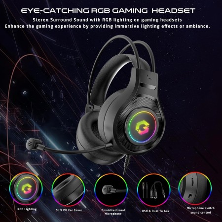 GAMEON  Gaming Bundle  MECHANICHAL KEYBOARD MOUSE HEADESET  MOUSEPAD 4 IN 1 COMBO - BLACK