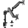 GAMEON GO-2045 DUAL POLE MONITOR ARM (17 - 32) - BLACK - قيم اون حامل شاشة