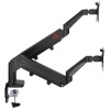 GAMEON GO-5350 Dual Monitor Arm (17 inch - 32 inch) Each Arm Up To 9 KG - Black