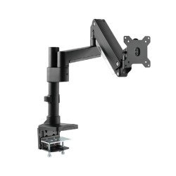  ذراع شاشة GAMEON GO-2083, يعتمد على نظام الزنبرك الغازي, يدعم الشاشات من 17 إلى 32 بوصة, قدرة التحمل حتى 8-18 كجم, دوران 360°, يدعم الشاشات العريضة - أسود 